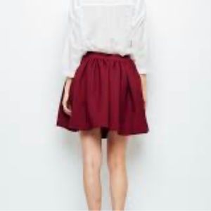 She+sky flared skirt with shorts at the bottom size l , new